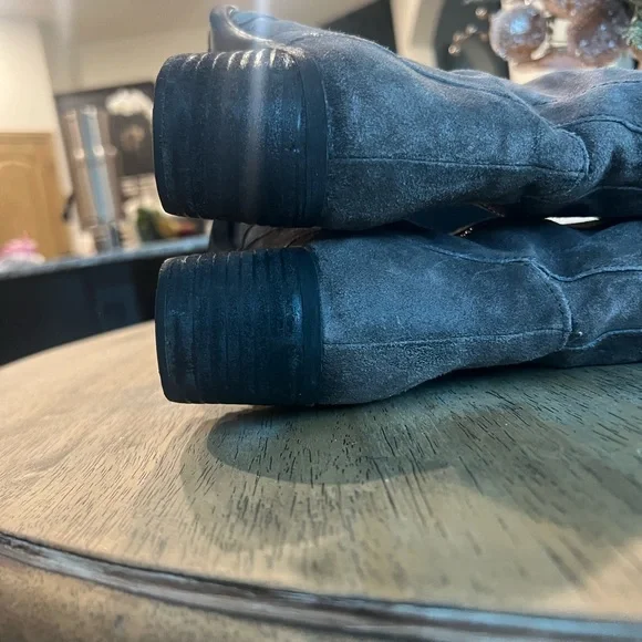 Born Taupe Suede Boots WIDE-CALF size 8.5 - Picture 7 of 8